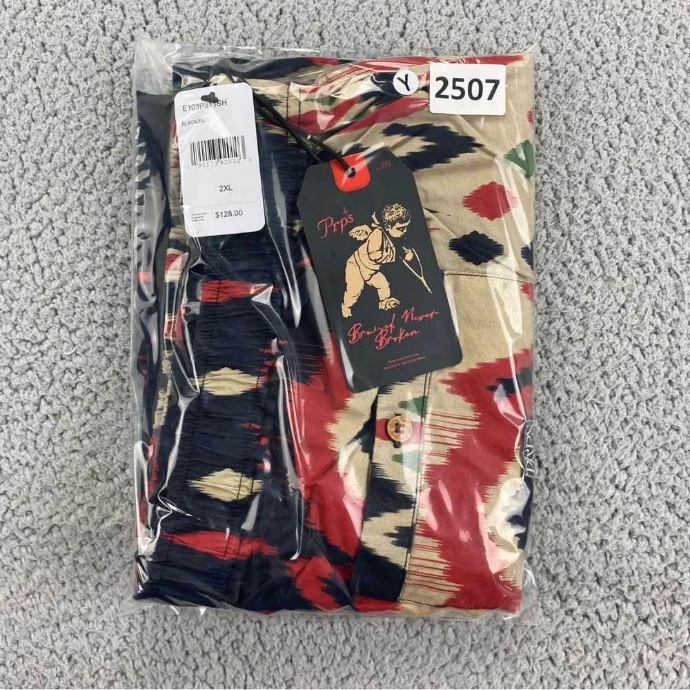 PRPS x SOUL Specter Men's Drawstring Abstract Shorts NWT | Size: 2XL